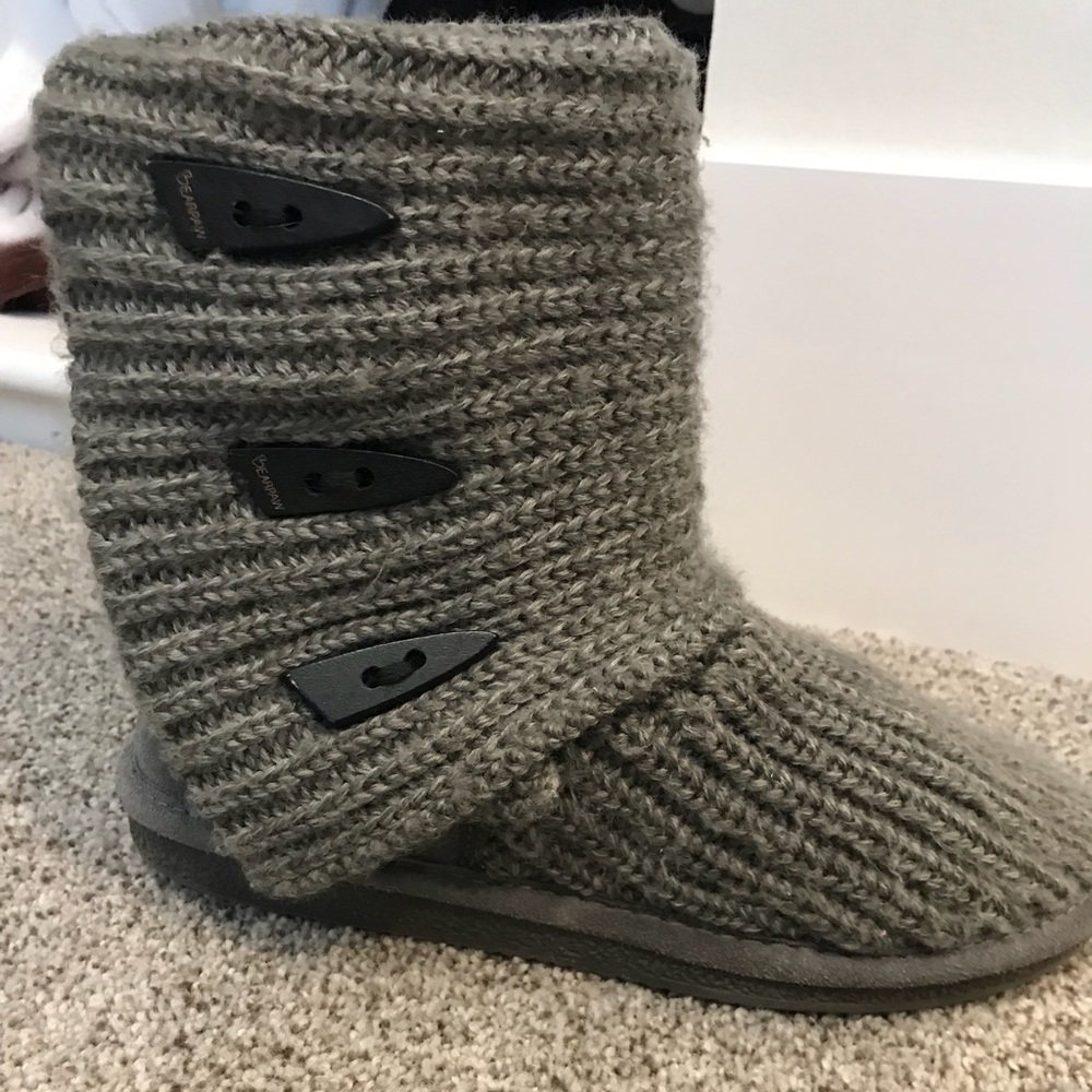 Bear paw sweater boots